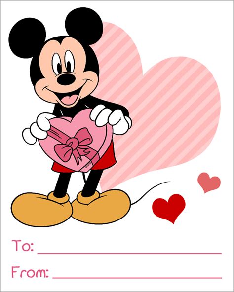 Printable Disney Valentine's Day Cards | Disneyclips.com