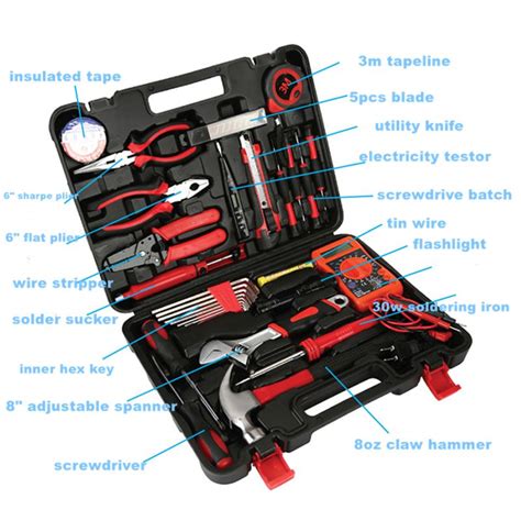 Best And Cheapest Tool Box Hand Household Electric Tool Kit Set