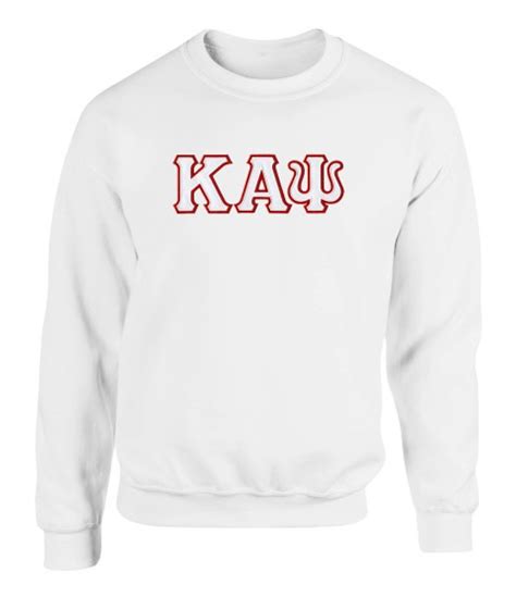 Kappa Alpha Psi 2 Day Ship Twill Crewneck Sweatshirt Greek Gear