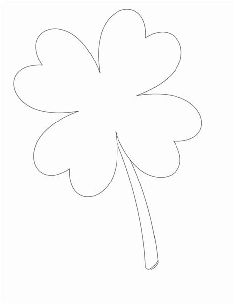 Printable Leaf Clover