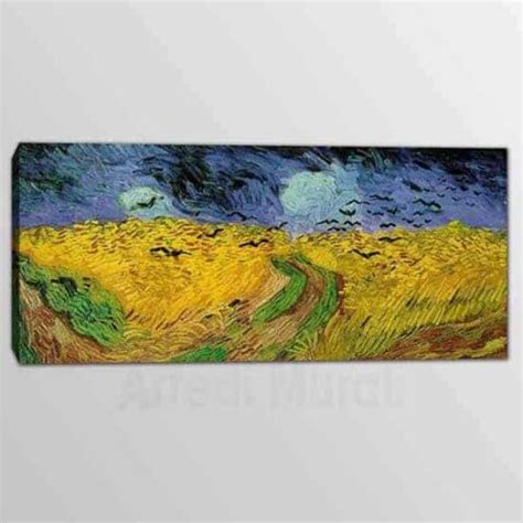 Quadro Moderno Van Gogh Riproduzione Campo Di Grano