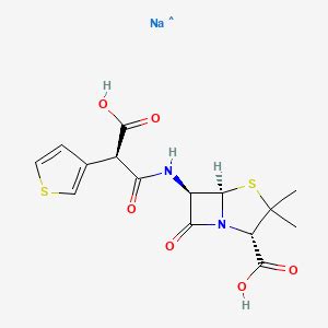 Ticarcillin sodium | C15H16N2NaO6S2 | CID 66618609 - PubChem