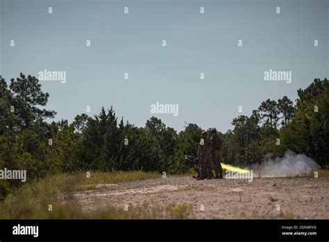 U S Marines With Golf Company 2nd Battalion 6th Marines Fire A M98A2