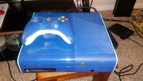 Xbox 360 E Particular Model Blue Bundle 500GB Blue Console - iCommerce ...