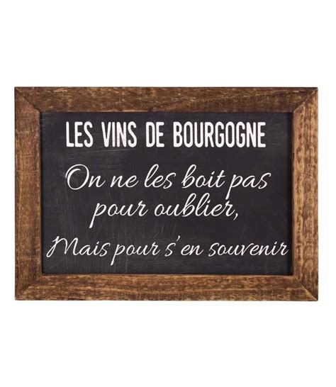 Cadre Bois Avec Ardoise X Cm Les Vins De Bourgogne