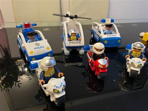 Duplo Polizeiauto Helikopter Motorrad Inkl Fahrer Kaufen Auf Ricardo