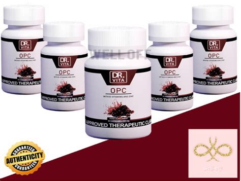 Dr Vita OPC With B Vitamins And Zinc 500mg 30 Capsules 5 BOTTLES