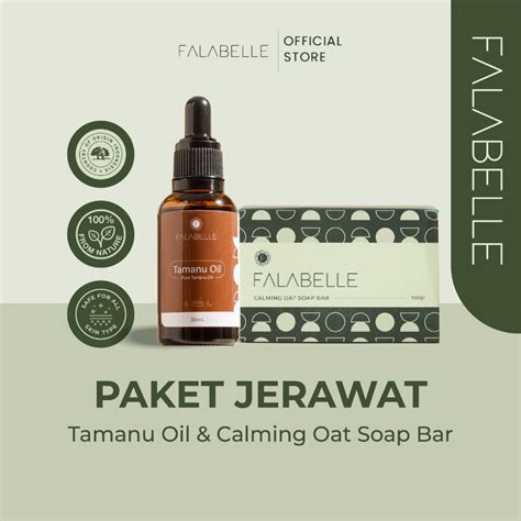 Jual PAKET JERAWAT Tamanu Oil 30ML Calming Oat Barsoap 100gr