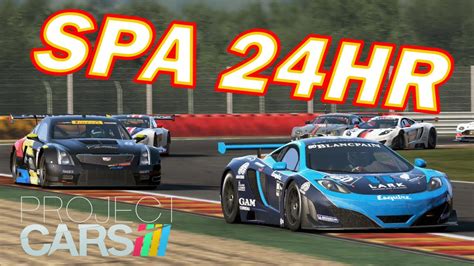 Project Cars Spa 24hr Youtube