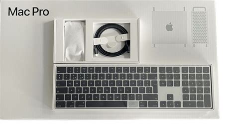 Apple Magic Keyboard Mouse Black Silver Mac Pro Edition NEW