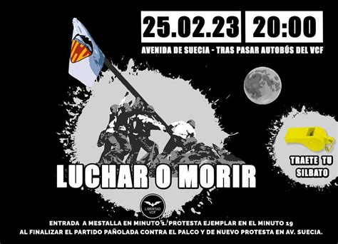 Libertad Vcf Anuncia El Carel De La Manifestaci N Luchar O Morir