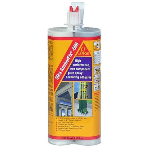 Sika Anchorfix Oz Two Component Epoxy High Performance