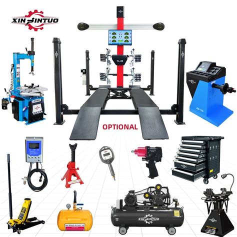 Jintuo Workshop Car Wheel Balancing Tyre Changer Lift And Four D Wheel