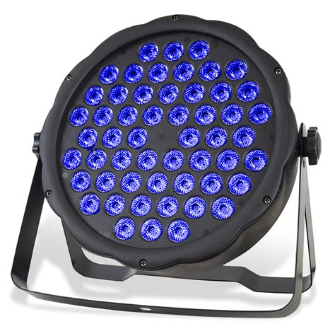 Led Mini Par Light 54x3w Rgb 3in1 Full Color Flat Par Dmx Professional