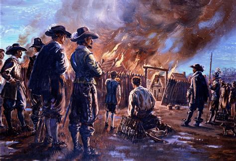 Jamestown Burning Jamestown Native American Land American Colonies