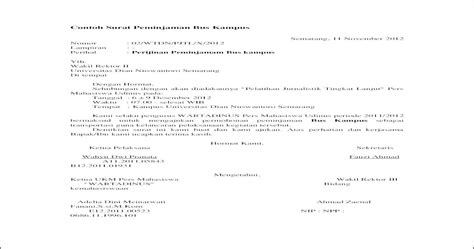 Contoh Surat Pernyataan Peminjaman Kendaraan Bermotor Perusahaan Surat Permohonan Desain
