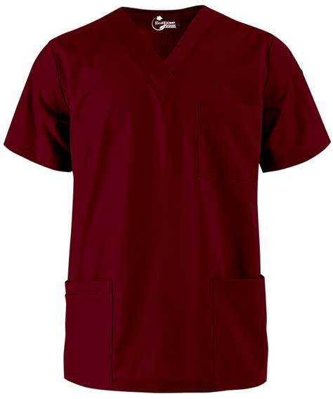 Men 3 Pocket V Neck Scrub Blueberry Scrubs