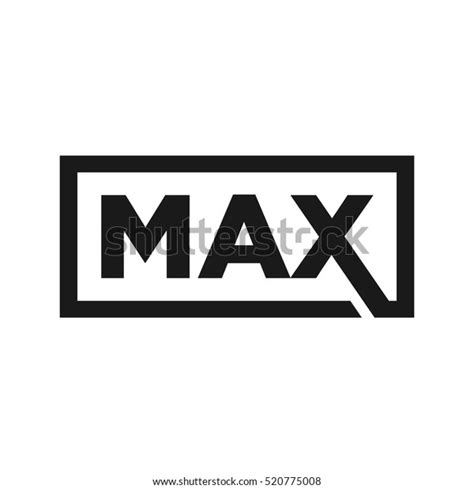 Max Logo Vector Stock Vector Royalty Free 520775008 Shutterstock