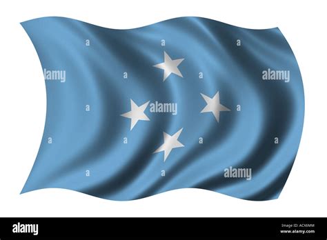 Flag Of Federated States Of Micronesia Stock Photo Alamy