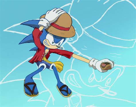 One Piece Sonic By Sim0n2 On Deviantart