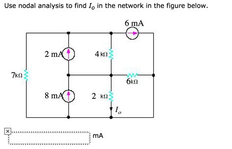 Solved Use Nodal Analysis To Find Io In The Network In The Chegg