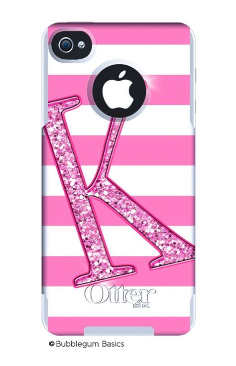 Otterbox Commuter Iphone 44s Htc Evo 4g Case Hot Pink Stripes Glitter