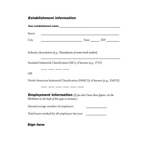 Free 7 Osha 300 Forms In Pdf Ms Word