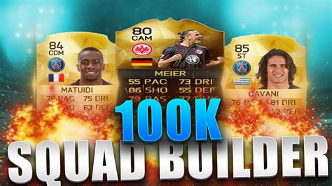 Fifa Ultimate Team K Hybrid Squad Builder Youtube