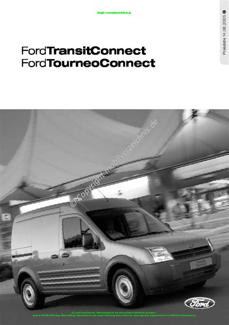 Ford Transit Connect Ford Tourneo Connect Mobilverzeichnis De