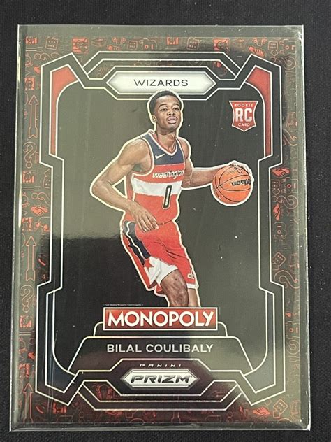 Panini Prizm Monopoly Red Icon Rookie Bilal Coulibaly Rc