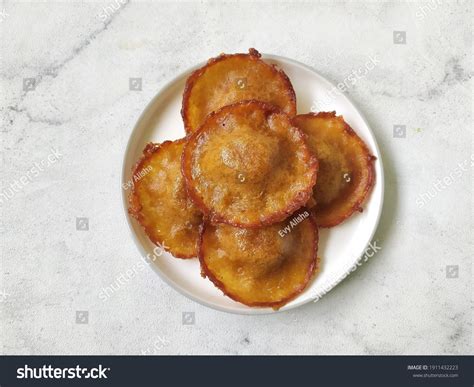 selective focus kue cucur indonesia kuih stock photo