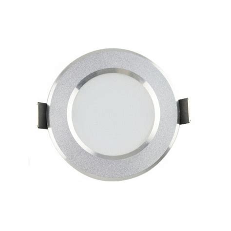 OJO DE BUEY LED 12W BORDE BLANCO 110V LUZ CALIDA DIMEABLE 4PLGS