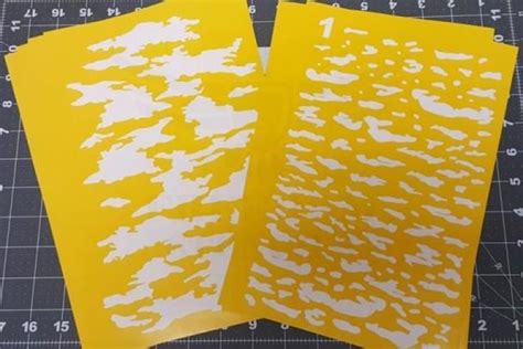 Ocp Scorpion Camouflage Stencil Kit For Cerakote And Duracoat Krylon