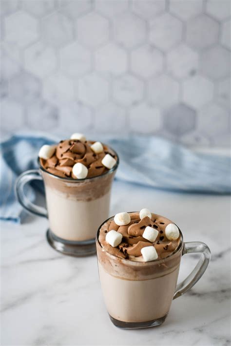 Hot Cocoa With Marshmallows And Whipped Cream