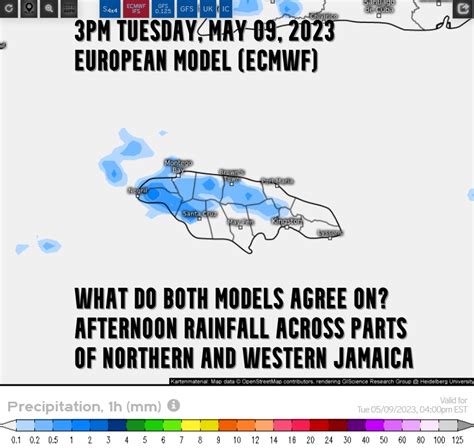 Weather Jamaica On Twitter More Rainfall Is Being Predicted By The