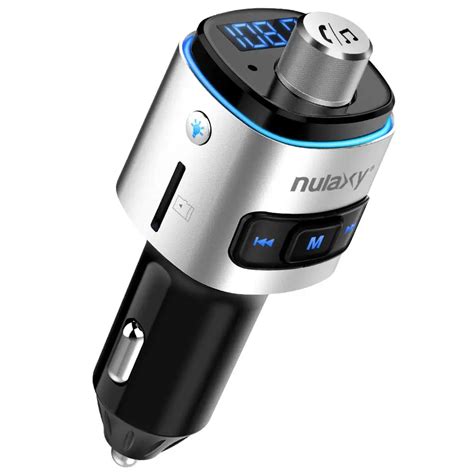 Nulaxy FM Transmitter V4 2 Bluetooth Wireless FM Radio Car Bluetooth