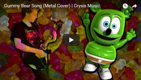 Gummy Bear Song Metal Cover By Crystal Music