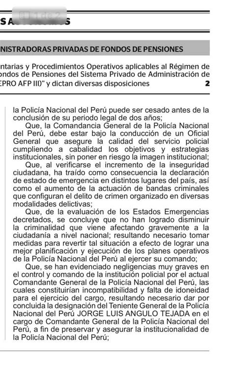 Gobierno Destituye A Jorge Angulo Y Nombra A V Ctor Zanabria Como Nuevo