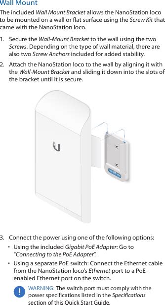 Ubiquiti Ns Acl Ns Acl User Manual Nanostation Loco Ns Acl Quick