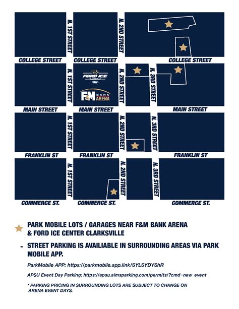 Parking | F&M Bank Arena