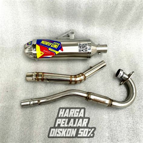 Jual KNALPOT NORIFUMI NURIFUMI ROKET 4 COMPETISION PNP KLX CRF D