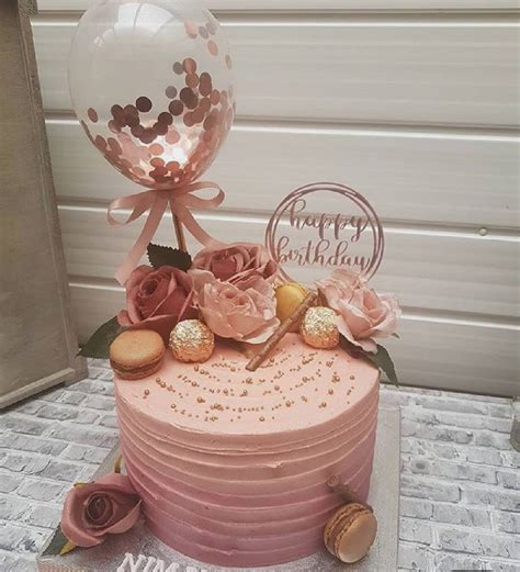 Add Some Glamour To Your Cake With Rose Gold Cake Decorations For A