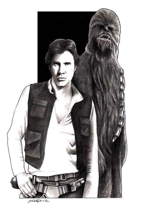 Han Solo and Chewbacca by MisunderstoodTim on DeviantArt