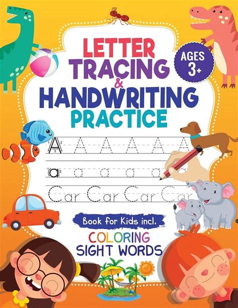 Letter Tracing And Handwriting Practice Book Trace Letters And Numbers