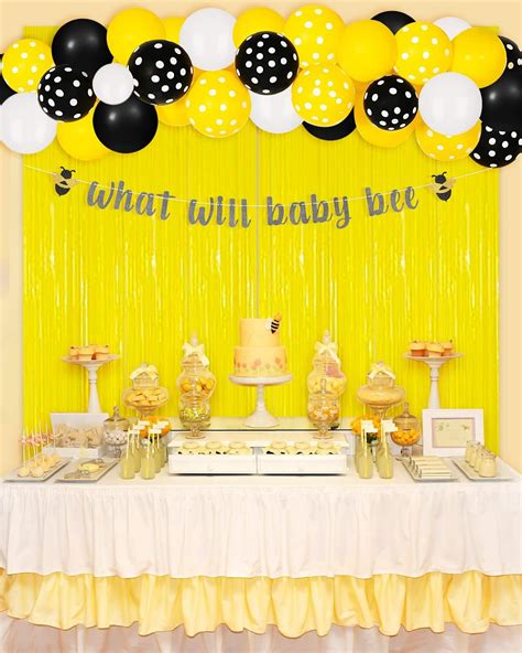 Amazon Bee Gender Reveal Party Decorations Bloomwin What Will It