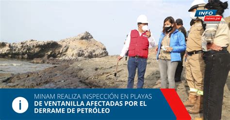 MINAM realiza inspección en playas de Ventanilla afectadas por el