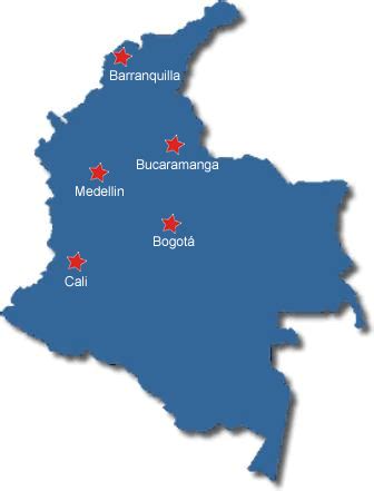 Ciudades Principales De Colombia Mapa Mental