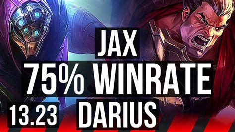 Jax Vs Darius Top Rank Jax Winrate Rank Tr Challenger