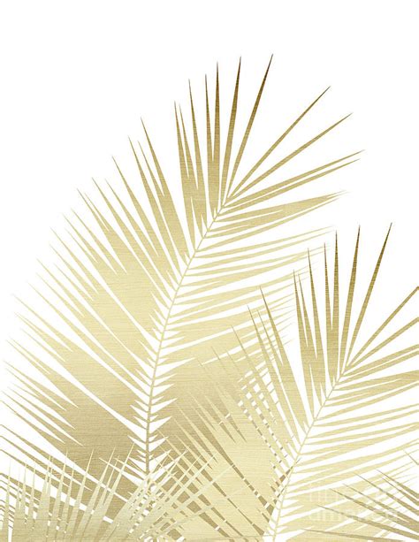 Gold Palm Leaves Dream - Cali Summer Vibes #1 #tropical #decor #art ...