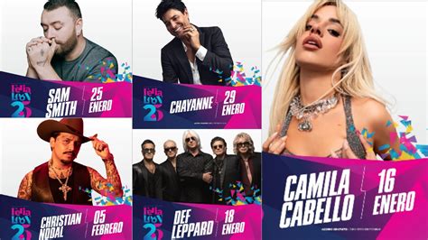 Feria de León 2025 Camila Cabello Sam Smith Chayanne Nodal Def